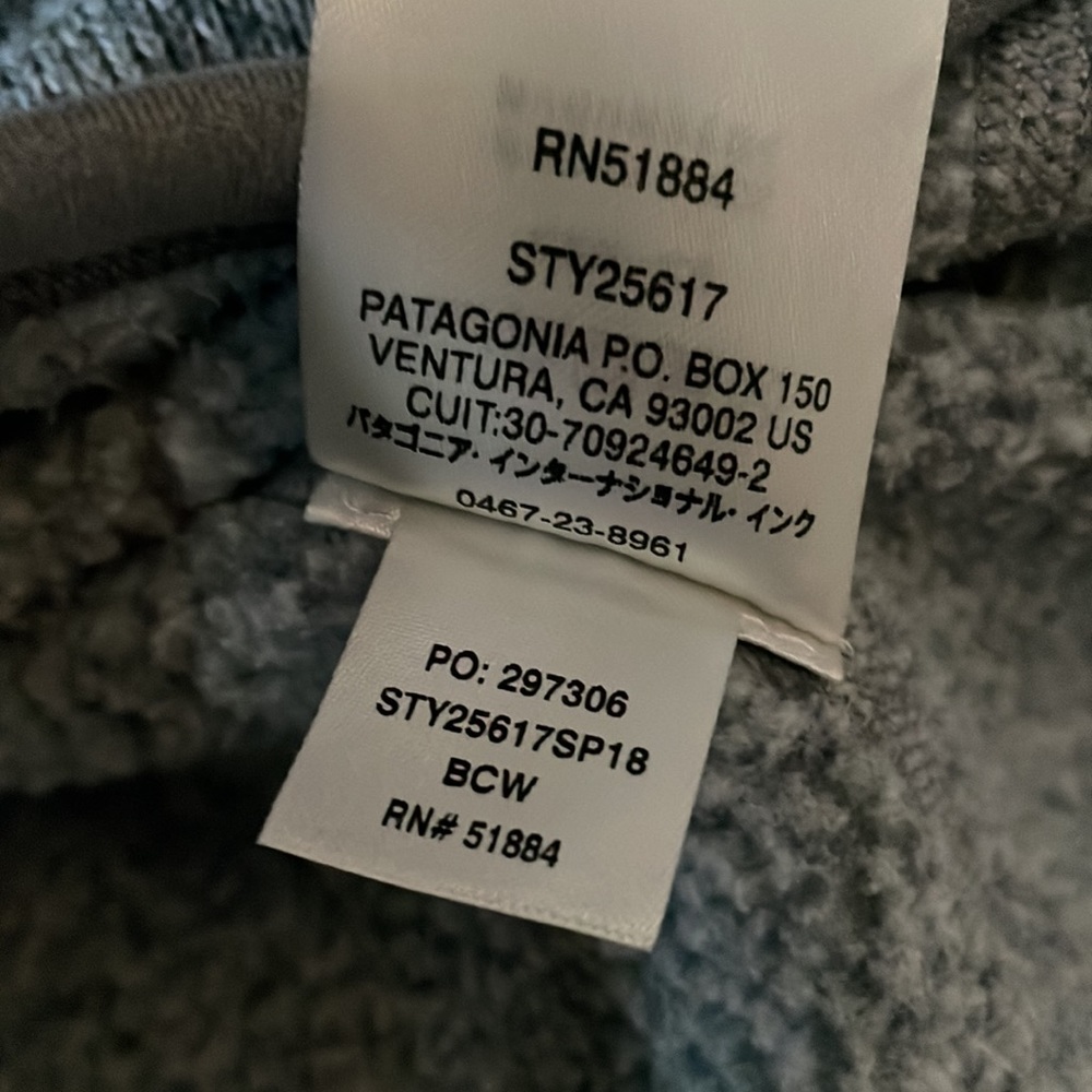 PATAGONIA | Better Sweater 1/4 Zip Fleece Small - Picture 6 of 6